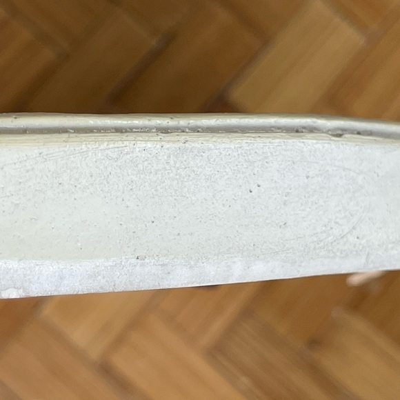 Vintage handmade plaster wall art floral chalkware - Picture 10 of 13